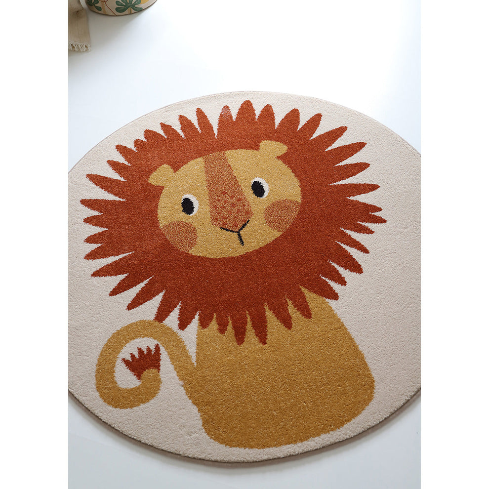 Kindervloerkleed leeuw